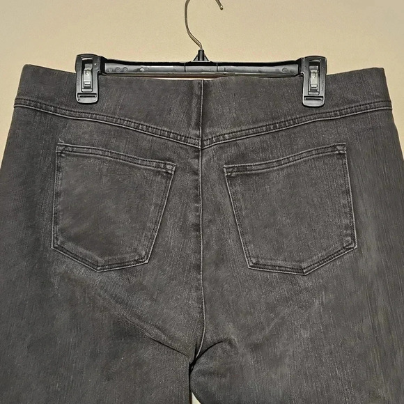 Soft Surroundings The Ultimate Pull On Skinny Jeans Women's Size Large Gray/Blk - Picture 7 of 7